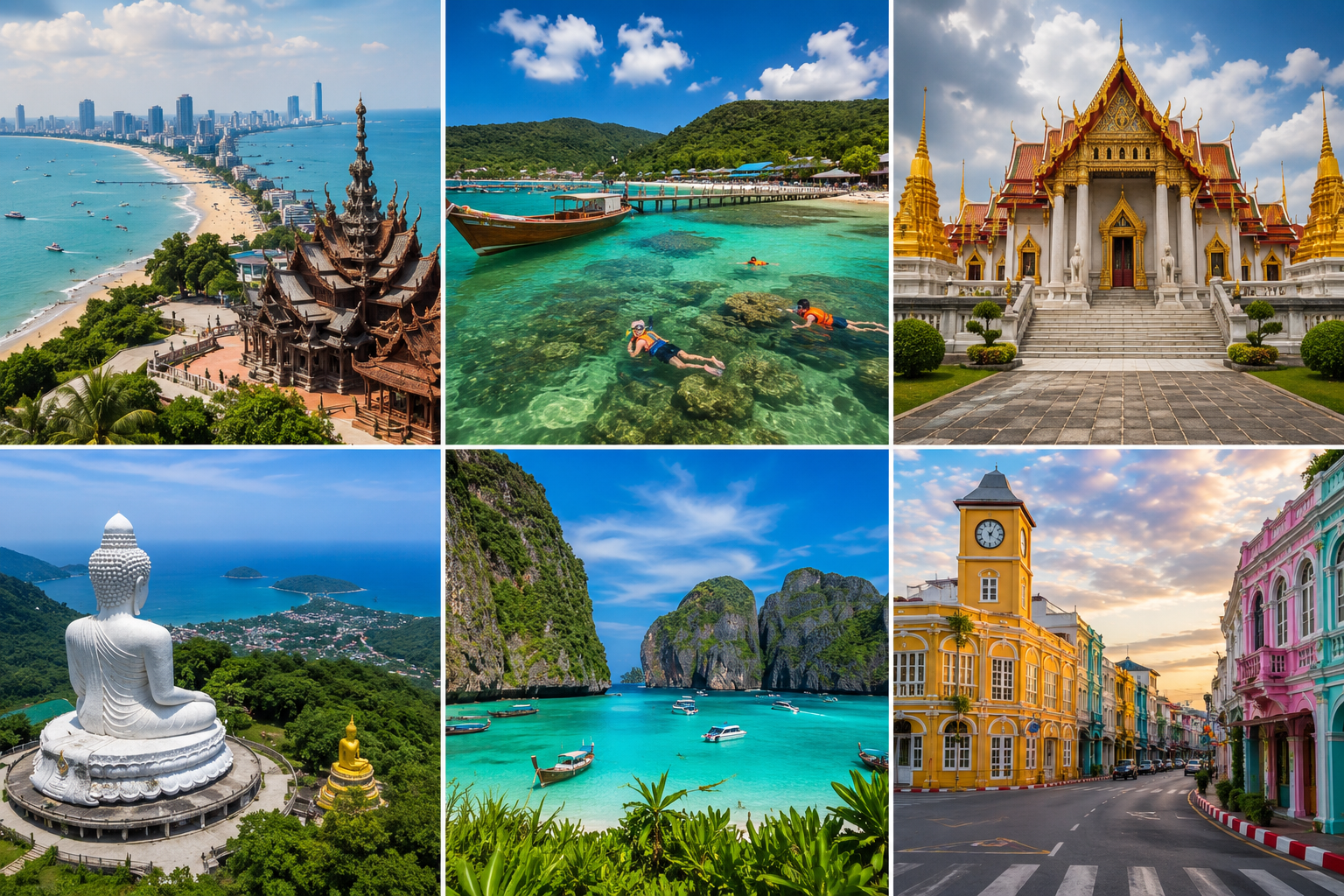 Bangkok Pattaya Phuket Tour Package 